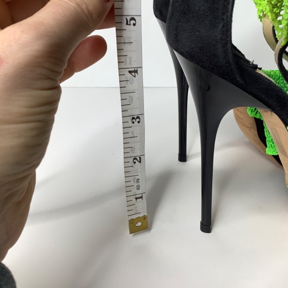 Jimmy Choo Black and Green Heels - Picture 15 of 15